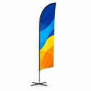 Beachflag klasick&yacute; s vlastnou potlačou &ndash; reklamn&aacute; vlajka
